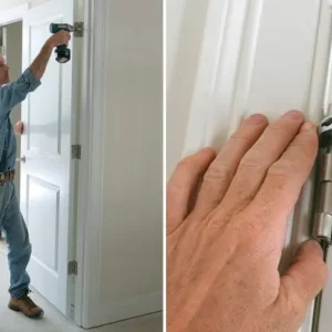 Door hinge installation(up to 4 hinges)