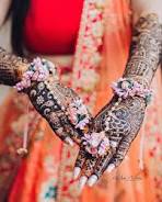 Rajsthani mehndi( BOTH HAND BOTH SIDE UP TO WRIST)