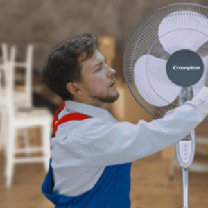 Table fan cleaning